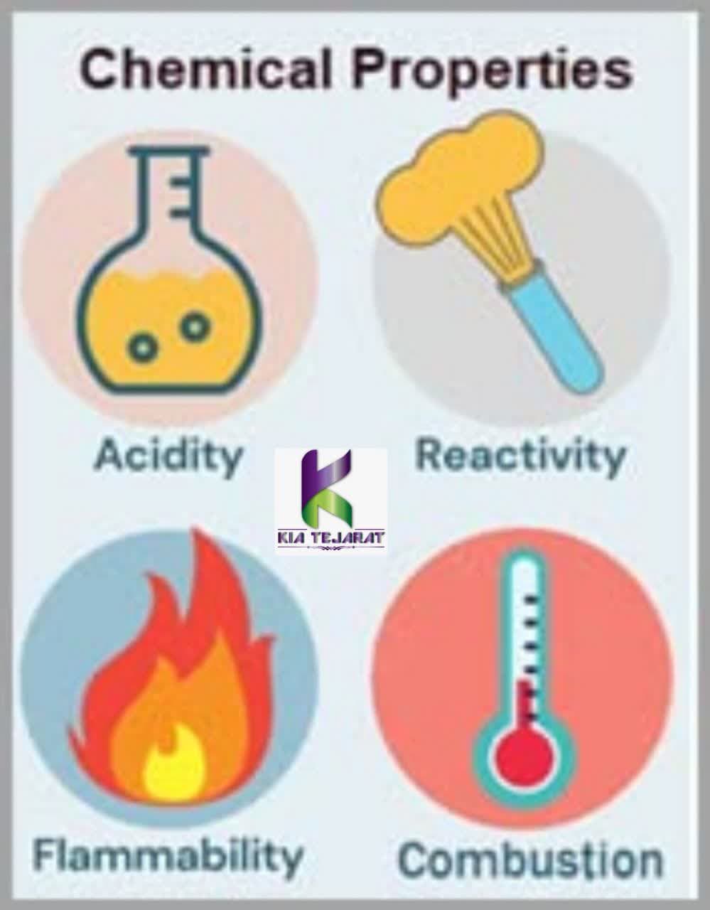 1. ویژگی‌های شیمیایی: