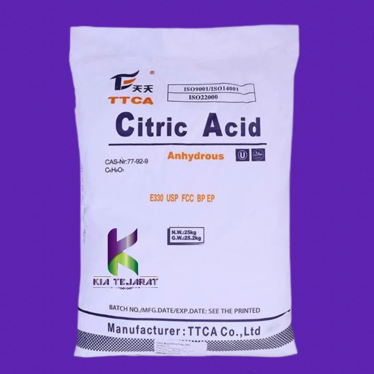 اسید سیتریک TTCA